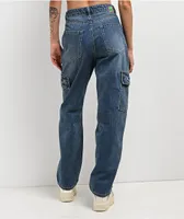 Tori Porkchop Pocket Blue Cargo Skate Jeans