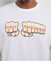 Toy Machine Fists White T-Shirt