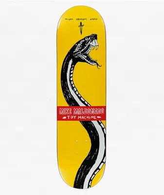 Toy Machine Maldonado Snake 8.38" Skateboard Deck