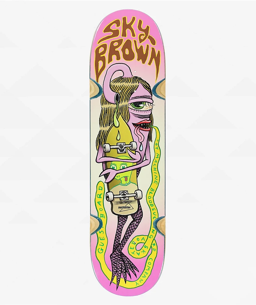 Toy Machine Sky Brown Guest 8.25" Skateboard Deck