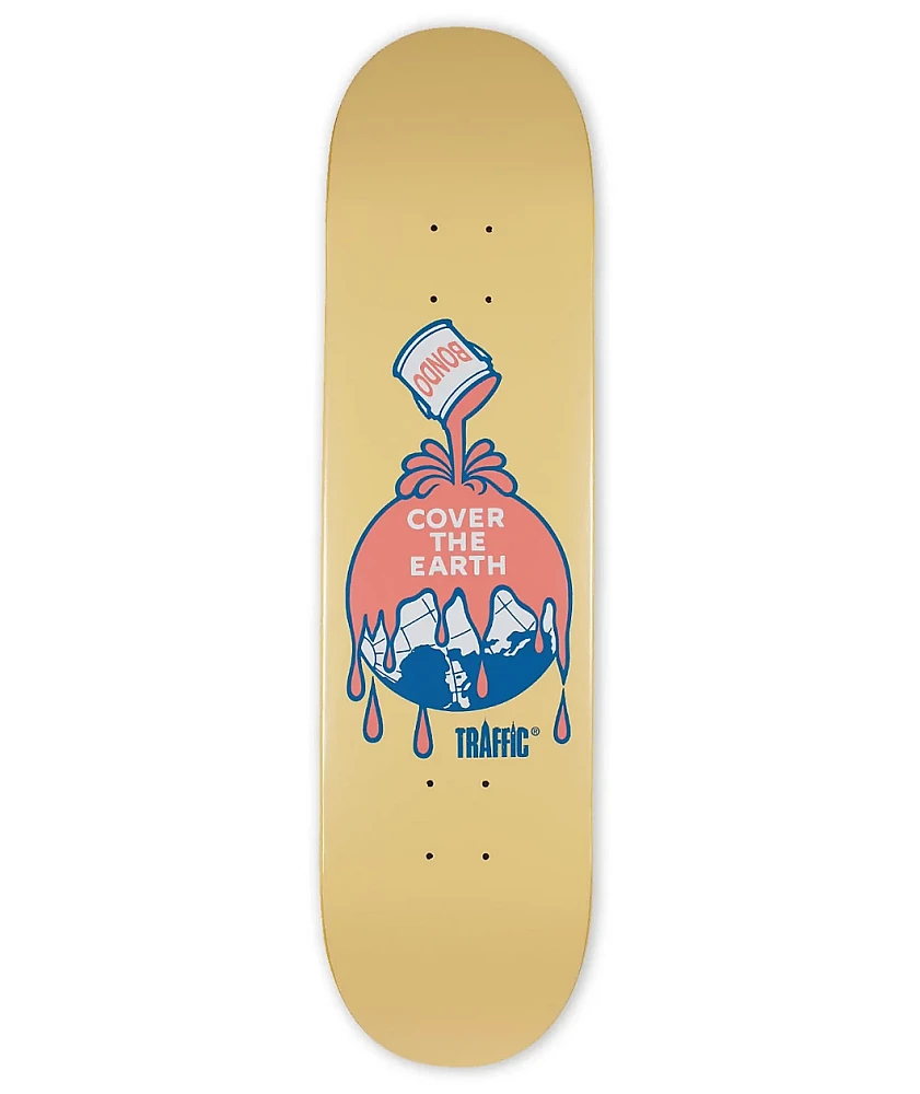 Traffic Cover The Earth 8.5" Skateboard Deck