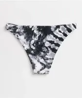 Trillium Audry Black & White Tie Dye Cheeky Bikini Bottom