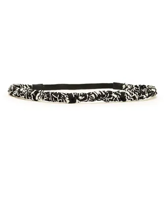Trillium Black & White Braided Headband