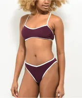 Trillium Camryn Hipster Red Bikini Bottom