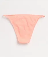 Trillium Kenni Pink Smocked Cheeky Bikini Bottom