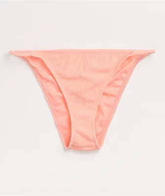 Trillium Kenni Pink Smocked Cheeky Bikini Bottom