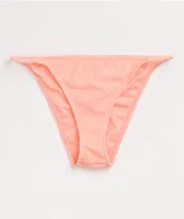 Trillium Kenni Pink Smocked Cheeky Bikini Bottom
