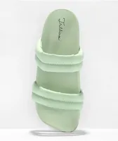 Trillium Mada Green Slide Sandals