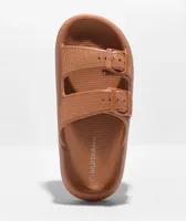 Trillium Maura Tan Slide Sandals