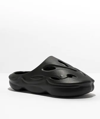 Trillium Opal Black Slide Sandals