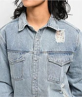 Trio Urban Smiley Blue Denim Jacket