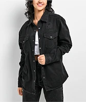 Trio Urban Worry Less Black Denim Jacket