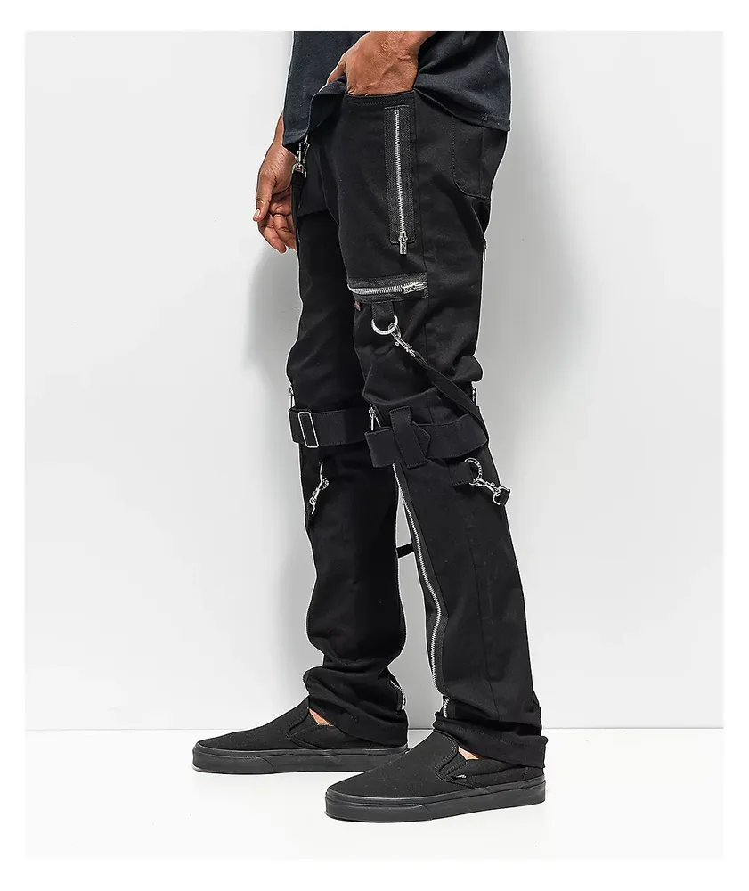 malkimihara in our Denim Strap pant 😵🖤🫶🖤❤️‍🔥 + + + + #trippnyc #denim  #bondagepants #darkstreet #darkstreetwear #s