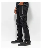 Tripp NYC Slim Black Bondage Pants