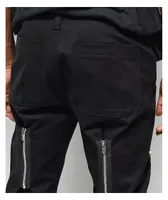 Tripp NYC Slim Black Bondage Pants