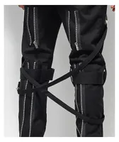 Tripp NYC Slim Black Bondage Pants