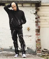 Tripp NYC Slim Black Bondage Pants