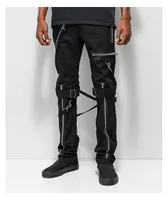 Tripp NYC Slim Black Bondage Pants