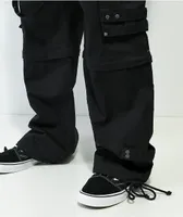 Tripp NYC Zip Off Black Cargo Bondage Pants