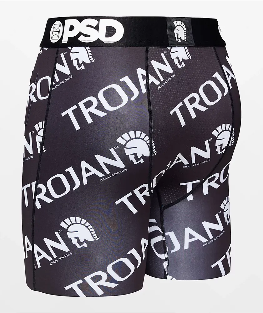 Trojan x PSD Hidden Pocket Black Boxer Briefs