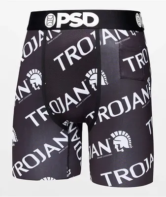 Trojan x PSD Hidden Pocket Black Boxer Briefs