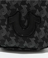 True Religion Apse Monogram Black Crossbody Bag