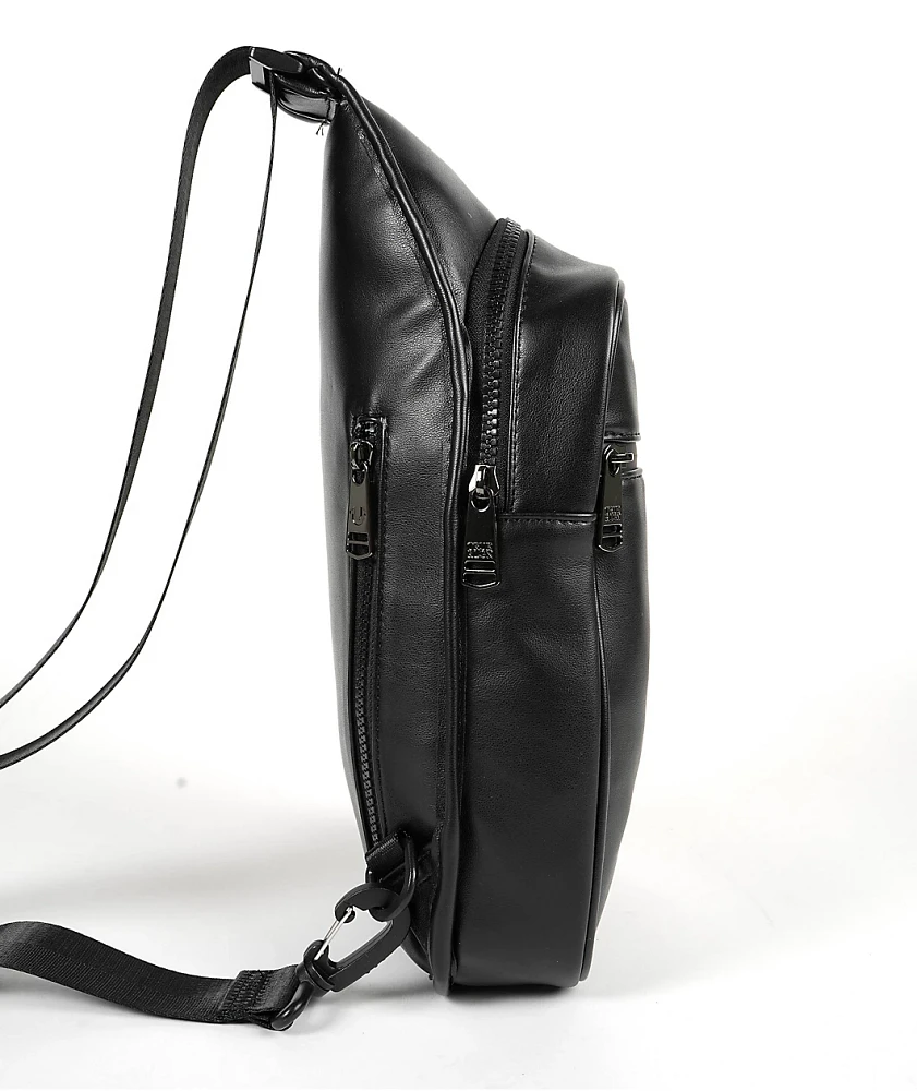 True Religion Bank Black Sling Bag