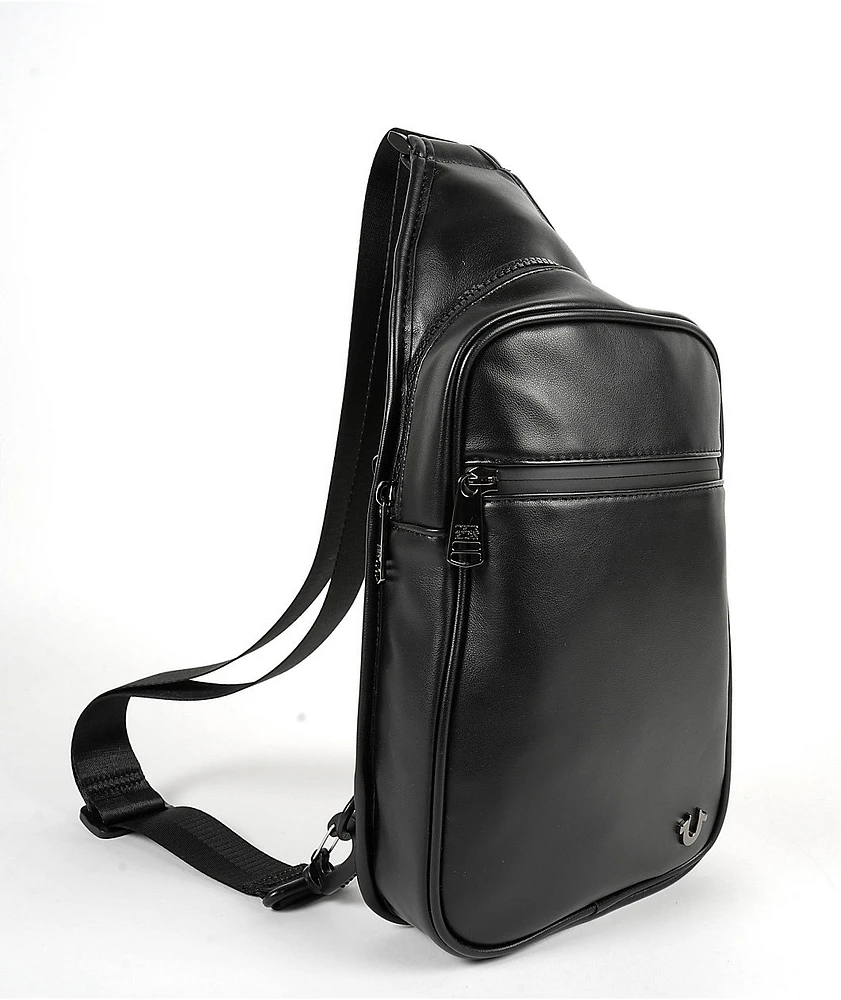 True Religion Bank Black Sling Bag