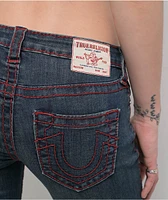 True Religion Becca Big T Twilight Indigo Mid Rise Bootcut Jeans