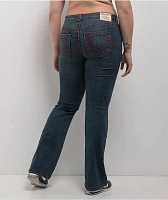 True Religion Becca Big T Twilight Indigo Mid Rise Bootcut Jeans