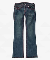 True Religion Becca Big T Twilight Indigo Mid Rise Bootcut Jeans