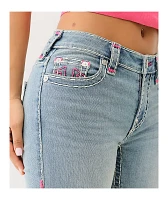 True Religion Billie Super T Peak Spot Mid Rise Jeans