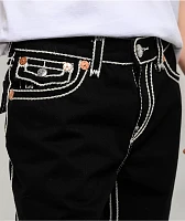 True Religion Bobby Rope Stitch Black Shorts