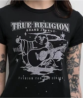 True Religion Crystal Buddha Black T-Shirt