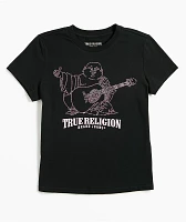 True Religion Crystal Buddha Black T-Shirt
