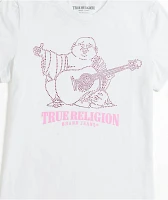 True Religion Crystal Buddha White T-Shirt
