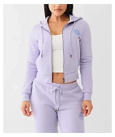 True Religion Crystal Classic Lilac Zip Hoodie