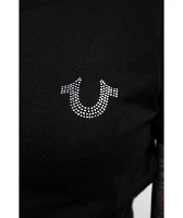 True Religion Crystal Logo Black T-Shirt