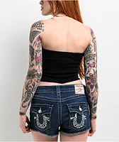 True Religion Heritage Black Tube Top