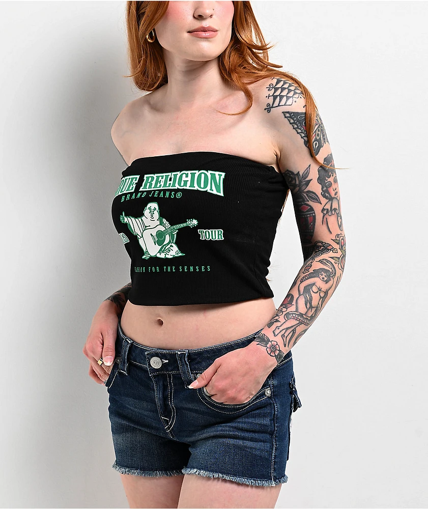 True Religion Heritage Black Tube Top