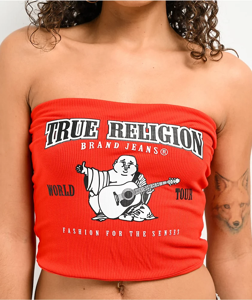 True Religion Heritage Red Tube Top