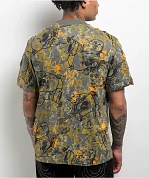 True Religion High Density Logo Hunting Camo T-Shirt