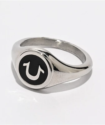 True Religion Horseshoe Silver Ring