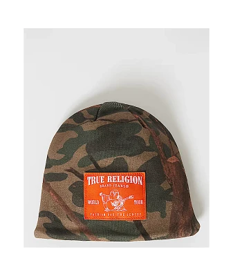 True Religion Hunting Camo Skully Beanie