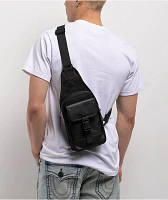 True Religion Ivan Black Sling Bag