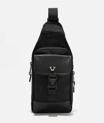 True Religion Ivan Black Sling Bag