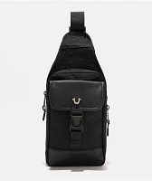 True Religion Ivan Black Sling Bag