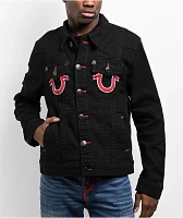 True Religion Jimmy Super T Black Denim Jacket