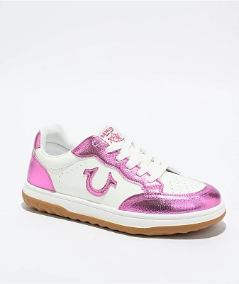 True Religion Karlie Pink & White Shoes