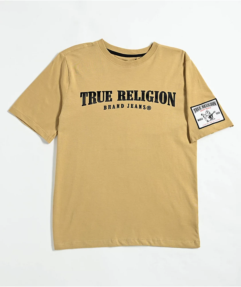 True Religion Kids Stitch Natural T-Shirt